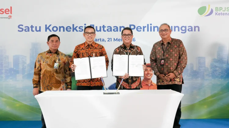 BPJS Ketenagakerjaan Gandeng Telkomsel Perkuat Coverage Pekerja Informal