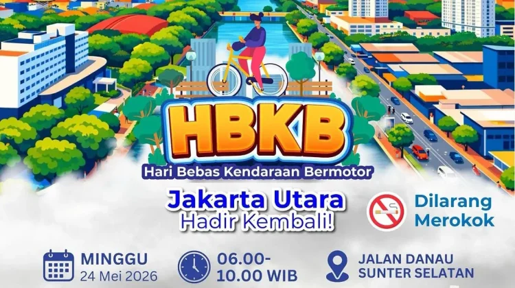 HBKB Jakarta Utara Kembali Digelar, Warga Padati Jalan Danau Sunter Selatan