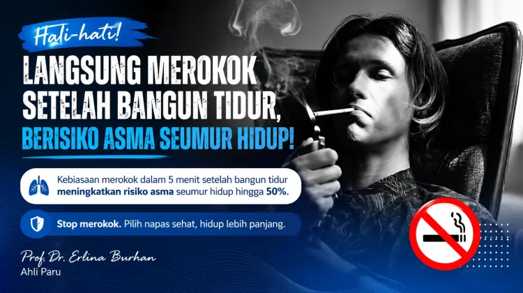 Merokok setelah Bangun Tidur Tingkatkan Risiko Asma, Benarkah?