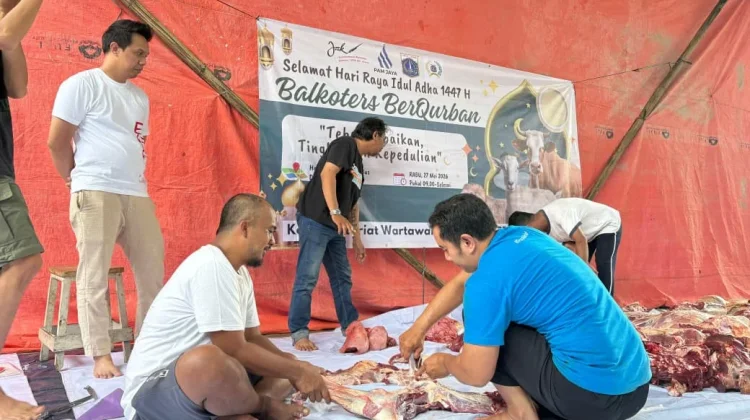 Balkoters Distribusikan Daging Kurban untuk Anggota dan Masyarakat