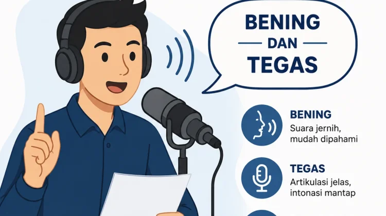 Vokal Broadcast Bening dan Tegas