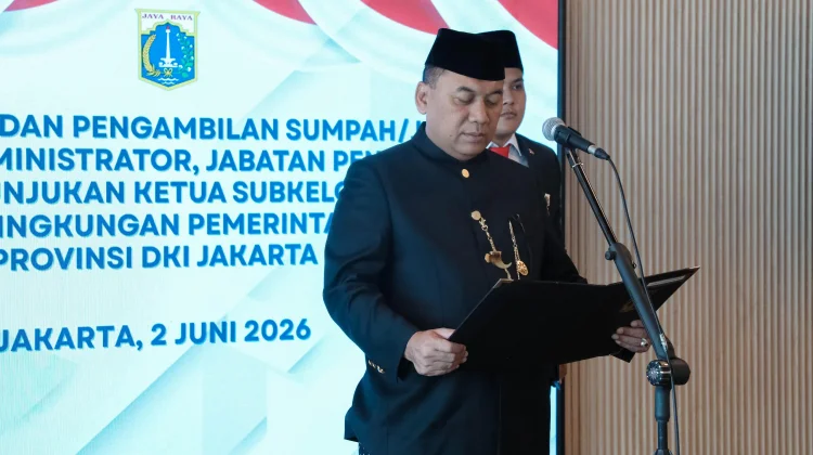 Lantik 21 Pejabat, Sekda Uus Tekankan Pentingnya Birokrasi Profesional-Adaptif