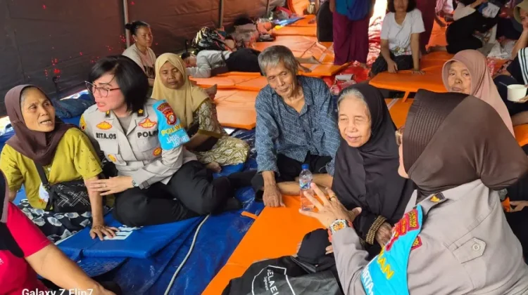 Atasi Trauma Korban Kebakaran Kemayoran, Polres Jakpus Turun Tangan