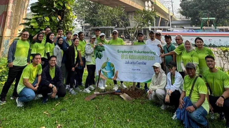 BPJS Ketenagakerjaan Gambir, Gelar Employee Voluntering Penanaman Pohon
