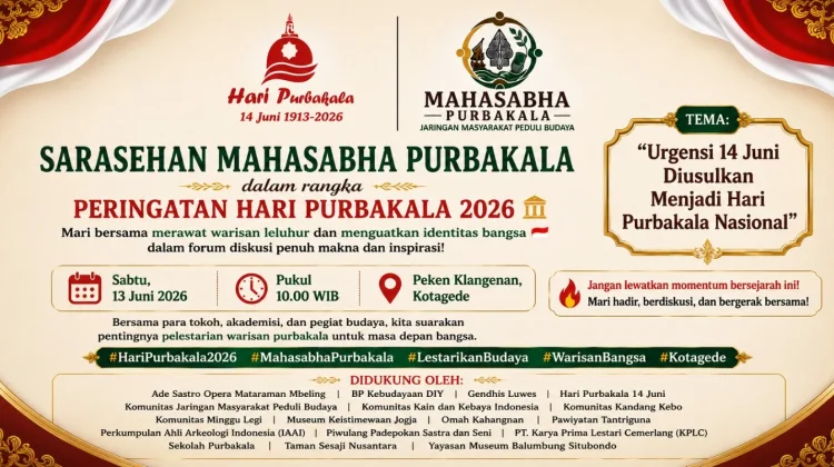 Pegiat Budaya Suarakan Urgensi 14 Juni Jadi Hari Purbakala Nasional