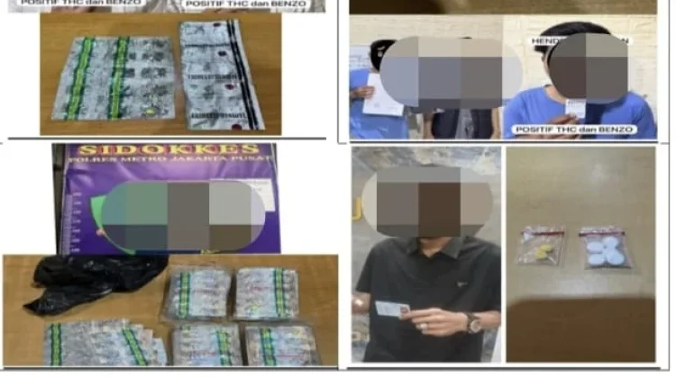 Polres Jakpus Ungkap 12 Kasus Peredaran Obat Keras, 14 Tersangka Ditangkap
