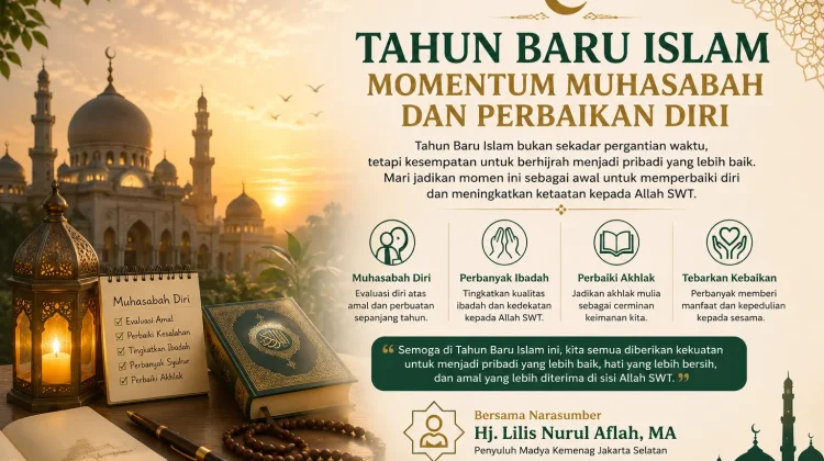 Tahun Baru Islam Jadi Momentum Muhasabah dan Perbaikan Diri