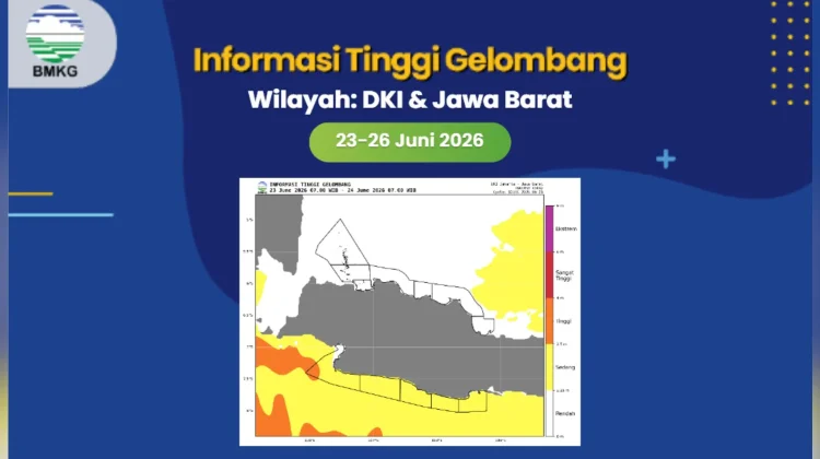 Prakiraan Cuaca Maritim Teluk Jakarta 23 Juni