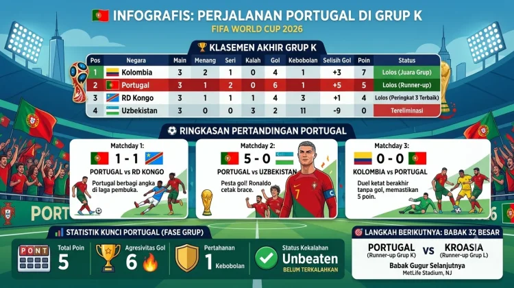 Peluang Portugal Juara Dunia 2026, Mampukah Tembus Final?
