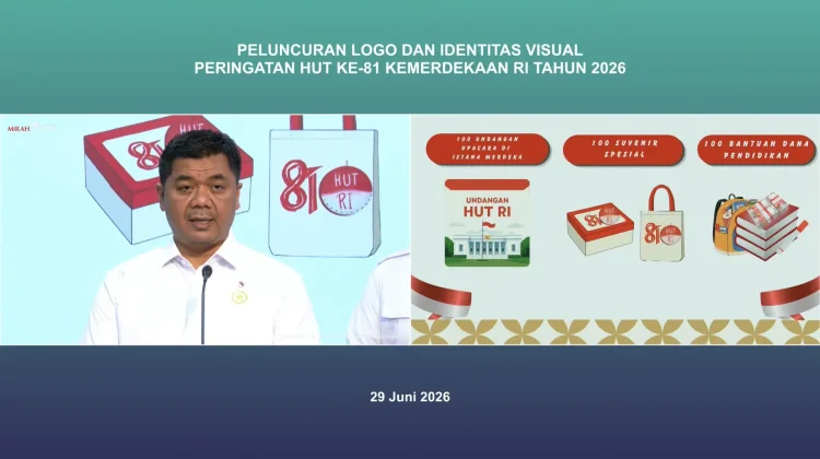 Pemerintah Berikan Hadiah kepada 300 Pemilih Logo HUT Ke-81 RI