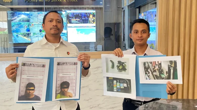 Polres Jakut Tangkap Dua Pelaku Pelempar Bom Molotov dan Pembawa Celurit