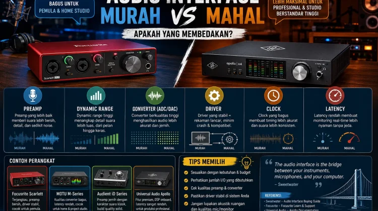 Ini Tips Audio: Apakah Audio Interface Mahal Selalu Lebih Baik?