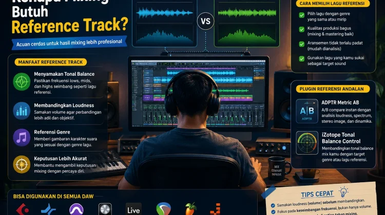 Tips Audio: Lagu Referensi Bantu Proses Mixing Lebih Presisi