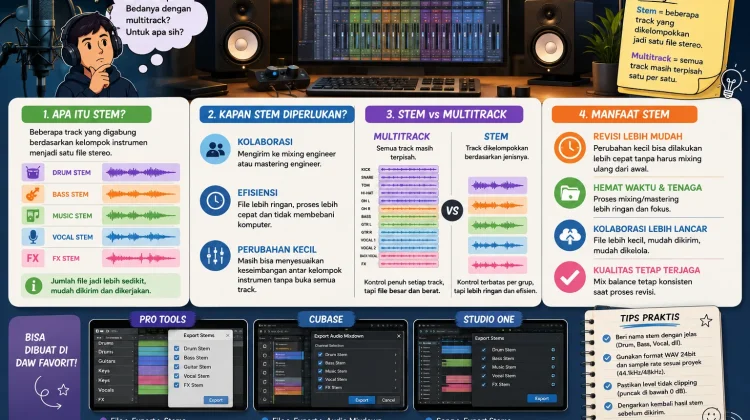 Tips Audio: Stem Audio, Sebenarnya Apa Itu?