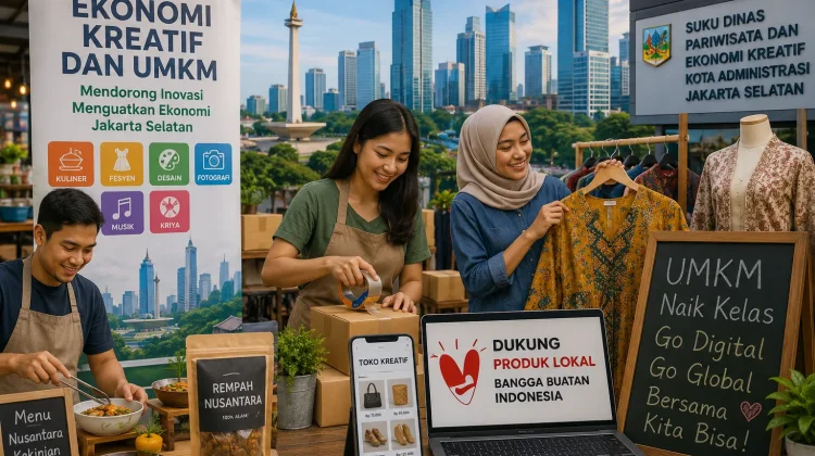 Ekonomi Kreatif Jadi Peluang Besar UMKM Jakarta Selatan