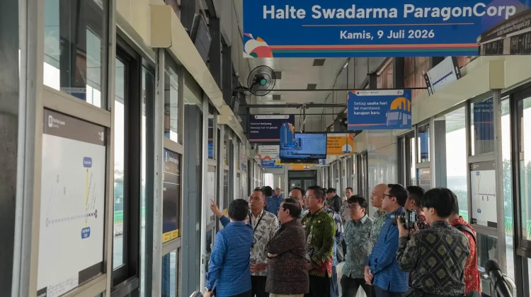 Optimalkan Pembiayaan Kreatif, Pramono Resmikan Halte Swadarma ParagonCorp