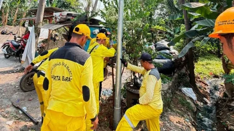 Penuhi Aspirasi Warga, Jalan H. Sodong Maruya Selatan Dipasangi Lampu PJU