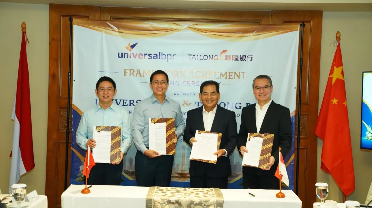 Universal BPR dan Tailong Bank Jalin Kemitraan Strategis