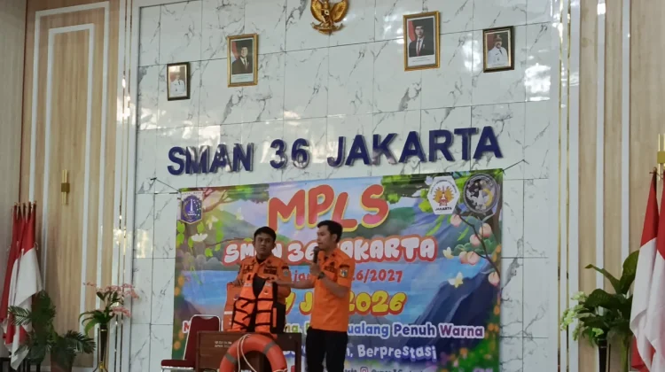 Ratusan Siswa SMA Ikuti Edukasi Sadar Bencana dari BPBD Jakarta, saat MPLS