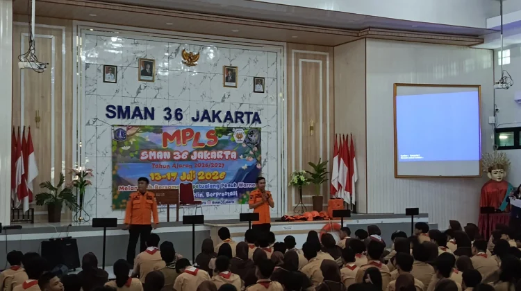 Ratusan Siswa SMA Ikuti Edukasi Sadar Bencana dari BPBD Jakarta, saat MPLS