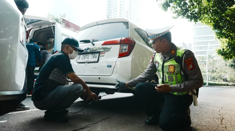 Sebanyak 178 Kendaraan Ikuti Uji Emisi Gratis di Kembangan, 34 Tak Lulus Standar