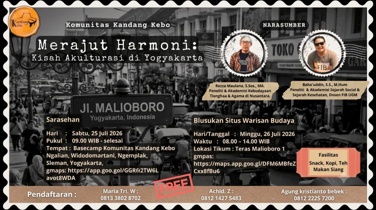 Menyusuri Jejak Akulturasi Melalui Blusukan Situs Budaya Jogja