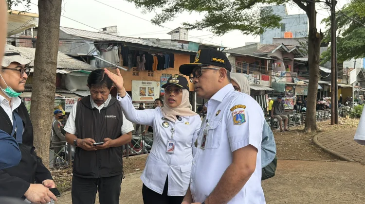 Pemkot Jakpus Tata Kawasan Jati Pinggir, Petamburan Menjadi RTH dan Ruang Publik