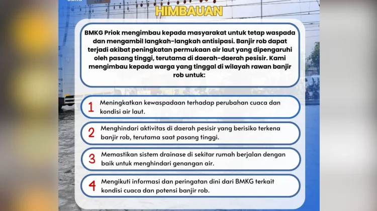 Prakiraan Cuaca Maritim Teluk Jakarta, Kepulauan Seribu, dan Sekitarnya 23 Juli