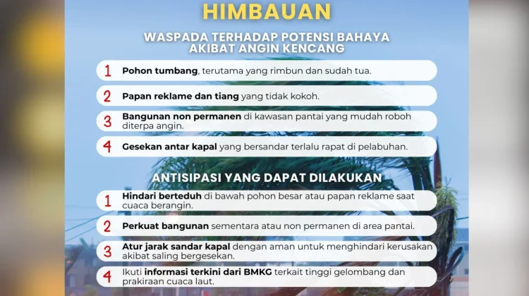 Prakiraan Cuaca Maritim Teluk Jakarta, Kepulauan Seribu, dan Sekitarnya 23 Juli
