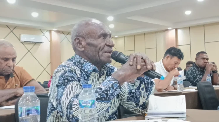 Ketua Dewan Adat Wanam Dorong Perdasus Perlindungan Masyarakat Adat