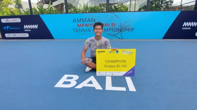 Thanaphat Boosarawongse Juara Seri l, Amman Men's World Tennis Champions