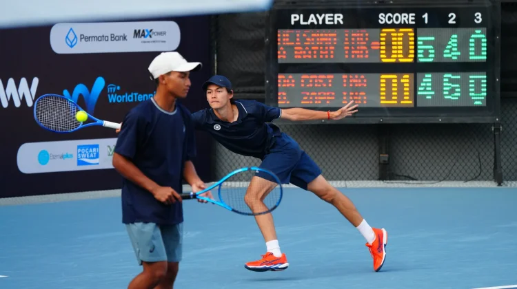 Ganda Indonesia Kebabak Kedua Tennis M-15 Seri ll Amman