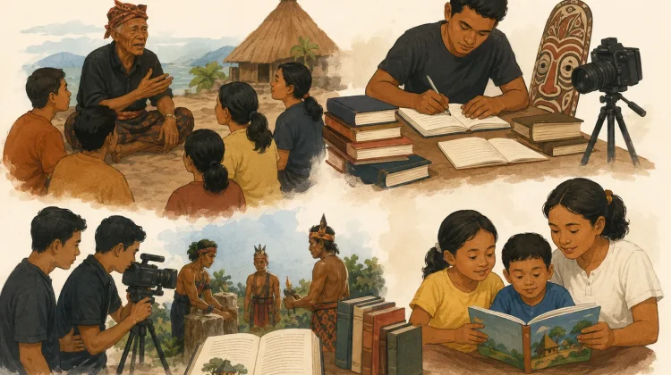 Dusun Flobamora Sulap Cerita Tutur NTT Jadi Buku hingga Film