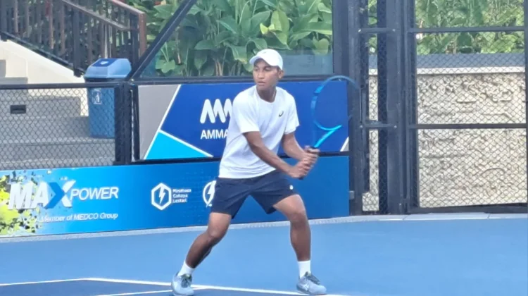 Dua Tunggal Putra Indonesia Kebabak kedua Tennis Amman