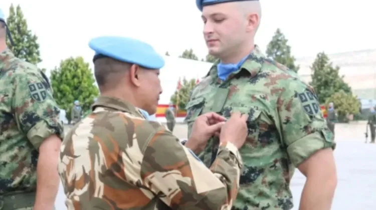 Satgas Yonmek TNI Konga XXIII-T Perkuat Diplomasi Militer pada Medal Parade
