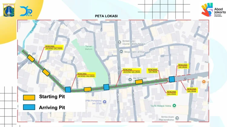 Rekayasa Lalu Lintas Diberlakukan Selama Proyek Drainase PKP di Ciracas