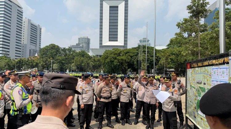 3.269 Personel Amankan Dzikir Kebangsaan HUT Ke-81 RI di Monas
