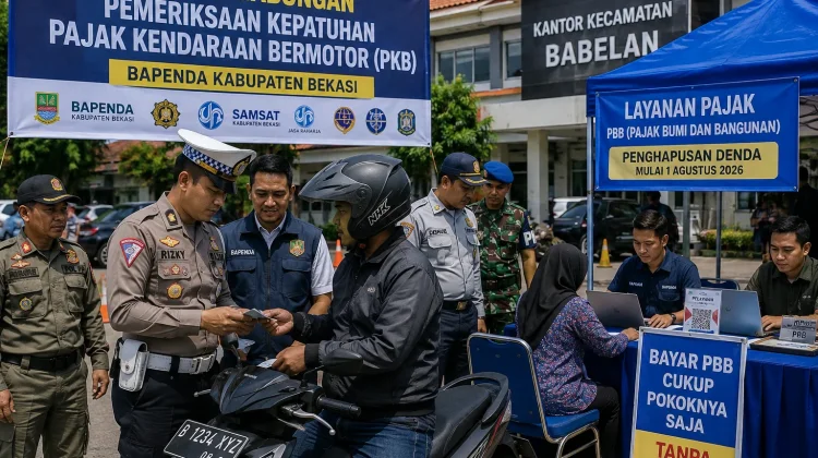 Bayar Pajak Makin Mudah, Bapenda Bekasi Jemput Bola di Kecamatan Babelan
