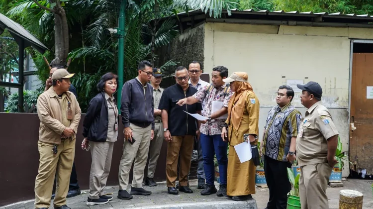 Pemkot Jakpus Tinjau Aset Hasil Kewajiban Pengembang di Karet Tengsin