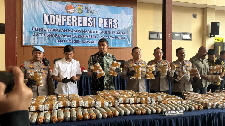 Polres Metro Jakpus Ungkap Tiga Kasus Peredaran Ganja Sepanjang Juli 2026