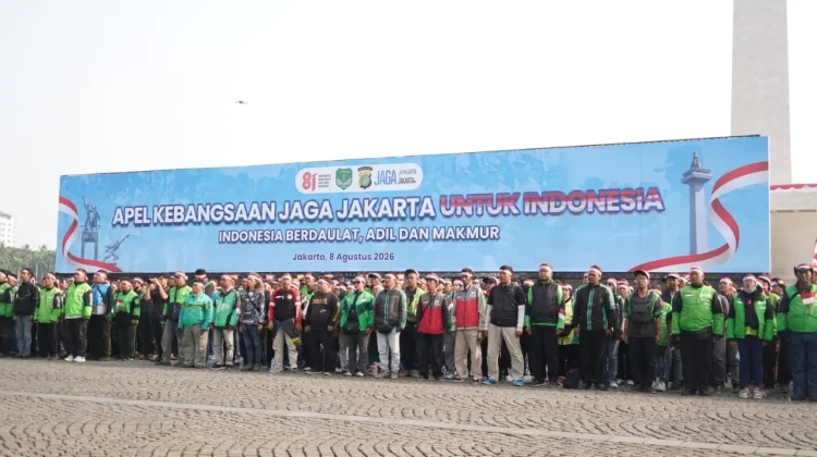 Ribuan Orang Ikuti Apel Kebangsaan Jaga Jakarta di Monas