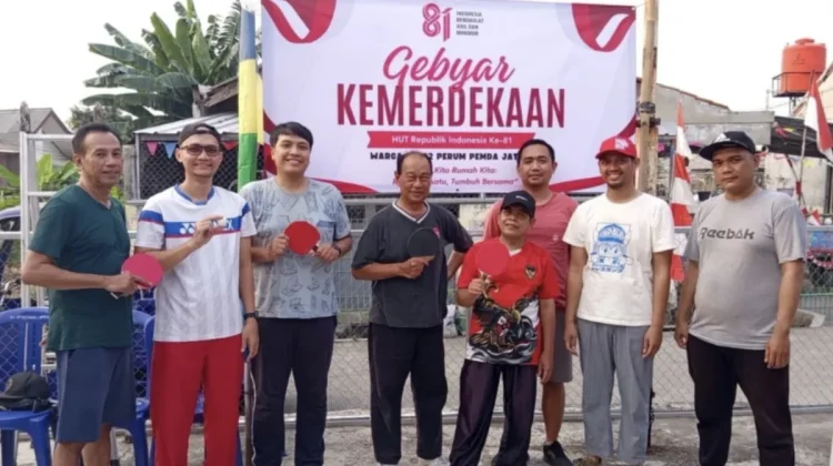 Sambut HUT RI ke-81, Warga Perum Pemda Jatiasih RW 002 Gelar Lomba 17-an