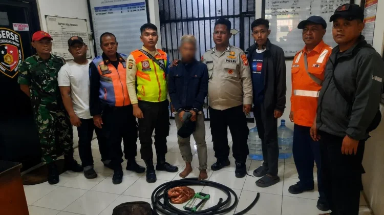Kabel Persinyalan Cikarang Dipotong, Satu Pelaku Diamankan