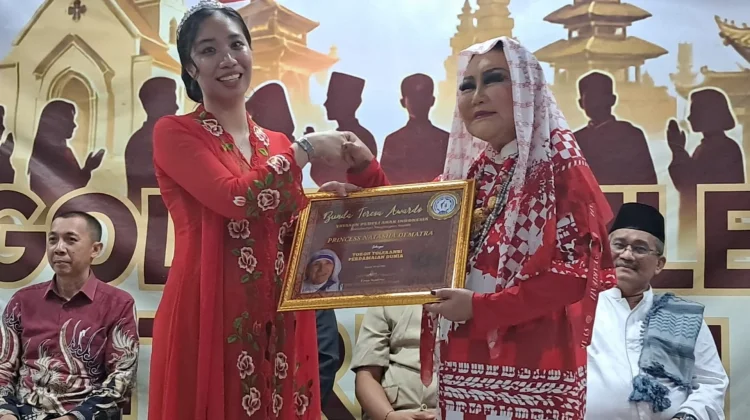 Princess Natasha Dematra Raih Mother Teresa Award Perdamaian