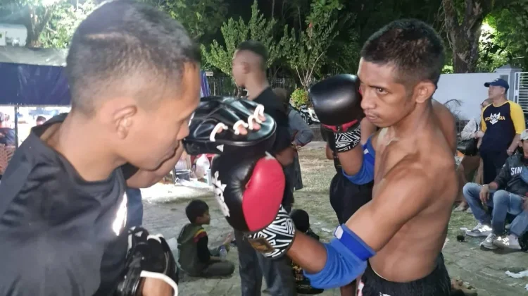 Prajurit Yonarhanud 16/SBC Raih Prestasi di Ajang Muaythai
