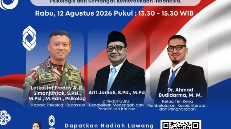 Kementerian Pendidikan Gelar Webinar, Dorong Ketangguhan Psikologis Guru