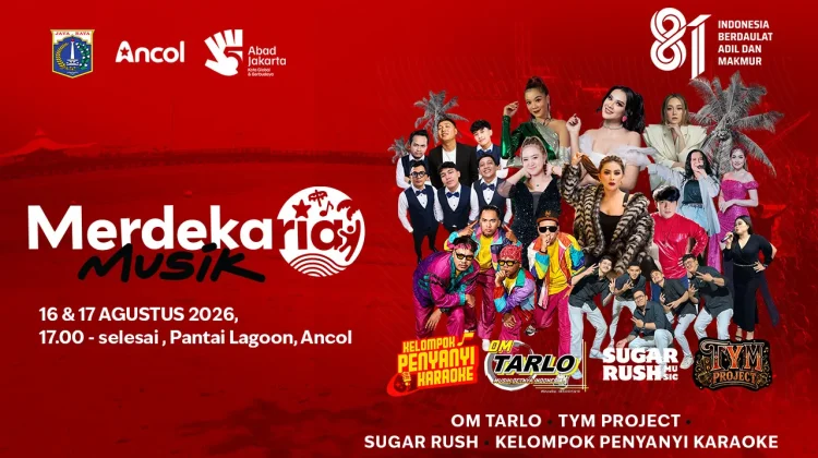 Gratis Masuk Ancol Perayaan HUT RI Ke-81 dengan “Merdekaria-The People’s Celebration”