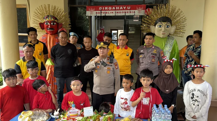 Polsek Kemayoran Gelar Syukuran dan Lomba Sambut HUT RI