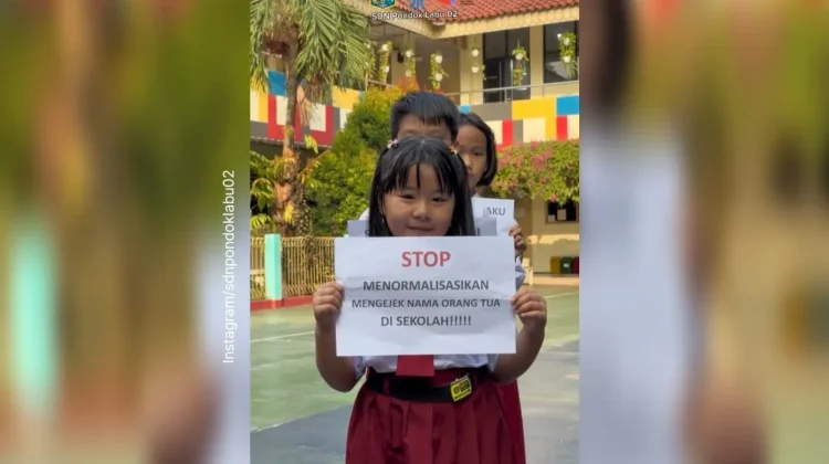 Pesan Anti Perundungan Dari Enam Siswa SD, Berhenti Ejek Nama Orang Tua