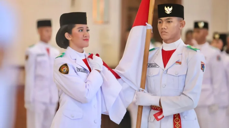 Sebanyak 44 Paskibraka Jakpus Dikukuhkan, Siap Kibarkan Merah Putih